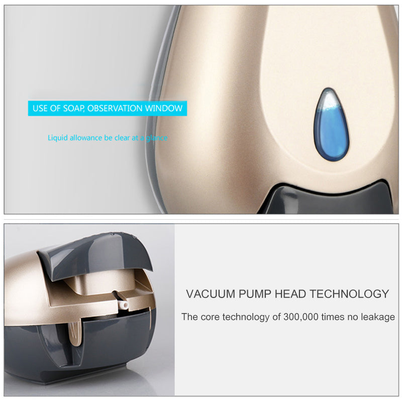 Wall Soap Dispenser Adhesive Wall Mount-Drill Free
